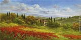 Heinz Scholnhammer Tuscany Beauty I painting